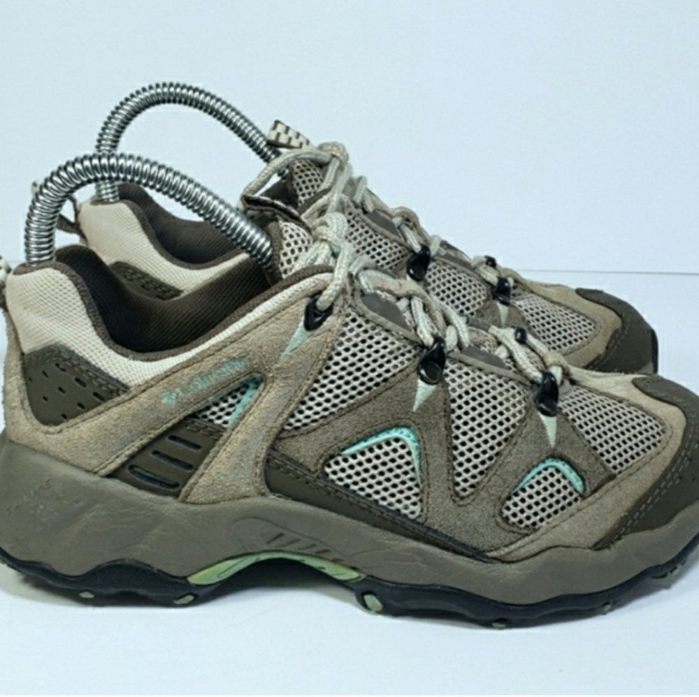 Columbia Pagora Leather Techlite Trail Hiking Athletic Shoes